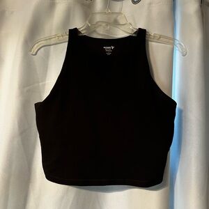 Old Navy Women's Black Crop Active Top